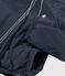 Giacca a vento calda e reversibile Donna/Uomo blu SMOKING