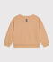Felpa in molleton bambino unisex beige TOURONE