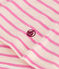 T-shirt a righe in jersey fiammato bambina AVALANCHE/ SHOCKING