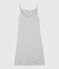 Abito con spalline iconico in cotone Donna grigio BELUGA CHINE