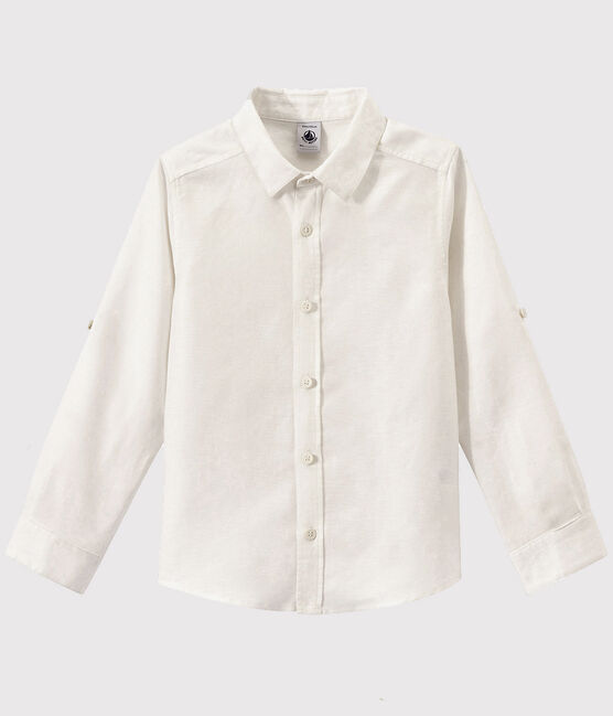 Camicia oxford bambino bianco ECUME