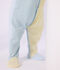 Pigiama in cotone con stampa a righe neonato blu/bianco