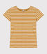 T-shirt TAGLIO REGULAR in cotone e lino Donna