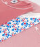 Set di 3 T-shirt a maniche corte in cotone a fiori bambina variante 1