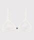 Reggiseno ragazza in cotone ed elastam a pois