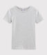 T-shirt girocollo iconica in cotone Donna