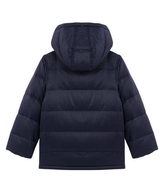 Piumino bambino impermeabile foderato blu SMOKING