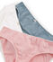 Trio slip ragazza variante 1