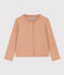 Cardigan in cotone bambina beige VINTAGE