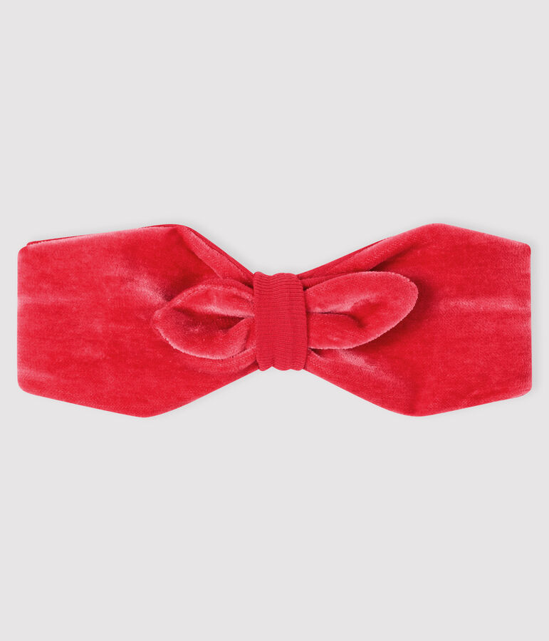 Fascia con nodo beb&egrave; femmina rosa POPPY