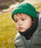 Berretto in maglia bambino foderato in pile riciclato MATCHA