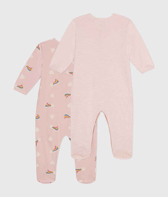 Set di 2 pigiami neonato in cotone variante 1