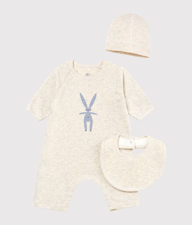 Cofanetto regalo 3 pezzi beb&egrave; unisex multicolore