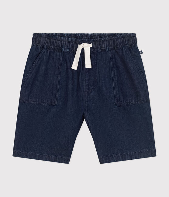 Short in denim leggero bambina blu DENIM