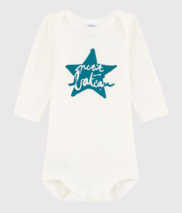 Body manica lunga beb&egrave; unisex bianco