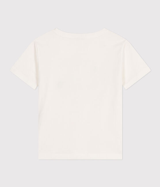 T-shirt in jersey leggero bambino bianco MARSHMALLOW