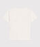 T-shirt in jersey leggero bambino bianco MARSHMALLOW