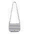 Borsa a tracolla bambina rigata bianco MARSHMALLOW/blu SMOKING