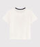 T-shirt serigrafata bambino bianco MARSHMALLOW