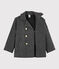 Caban in drap di lana ragazzo grigio CITY CHINE