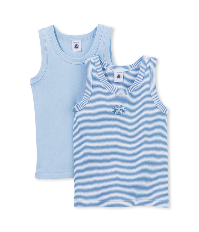 Lot de 2 d&eacute;bardeurs gar&ccedil;on ray&eacute;s milleraies lotto .