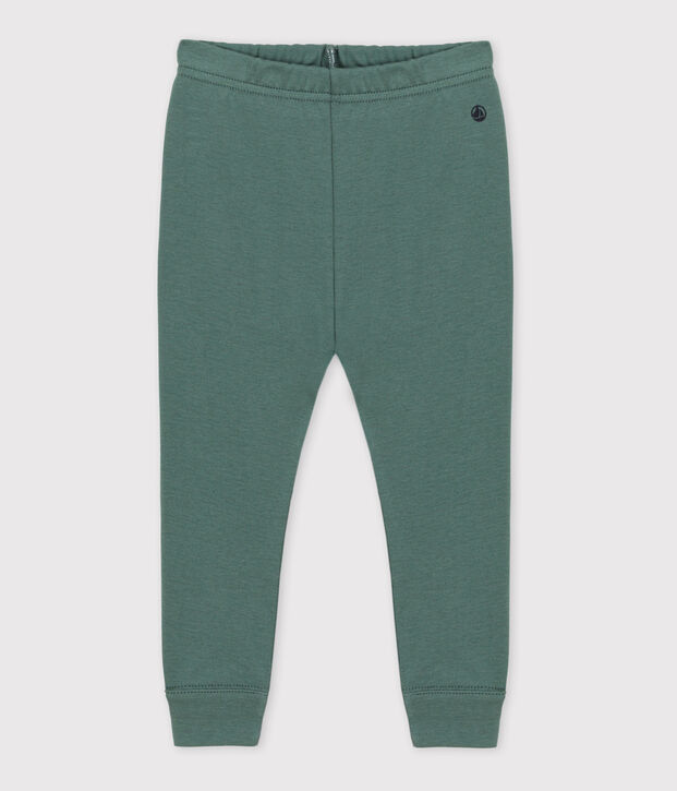 Leggings in cotone beb&egrave; verde