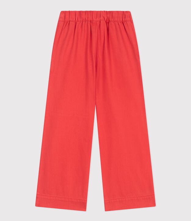 Pantaloni in denim bambina rosso