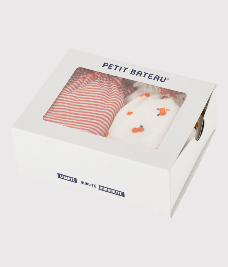 Confezione da 2 slip con frufru in cotone donna multicolore