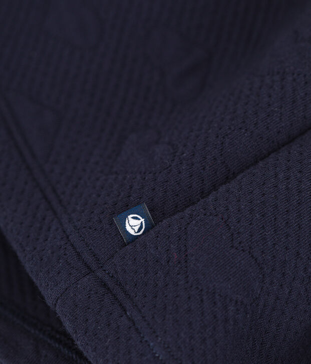 Abito a maniche lunghe bimateriale bambina SMOKING