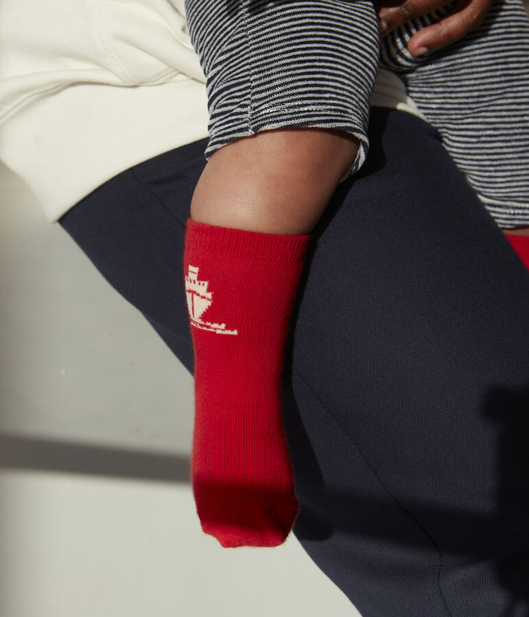 Confezione da 2 paia di calzini in jersey di cotone beb&egrave; variante 1