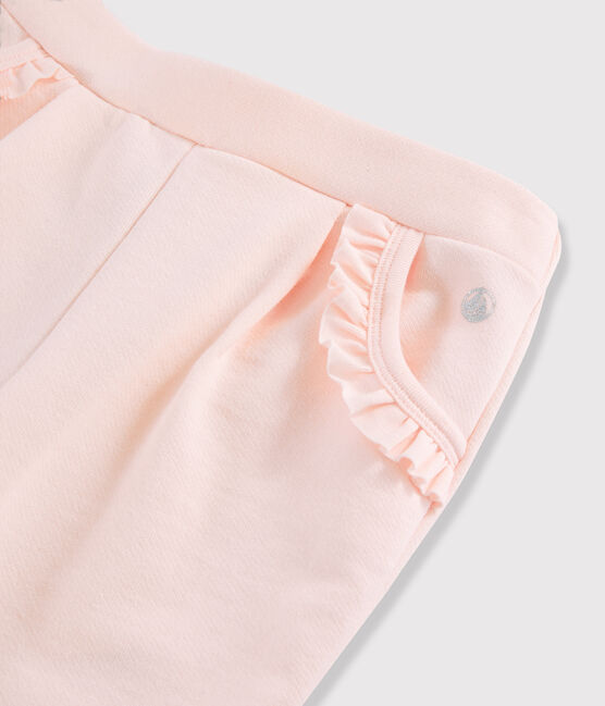 Pantalone joggers bambina rosa FLEUR