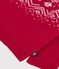 Maglione in misto lana e cotone fantasia jacquard neonato rosso/multicolore