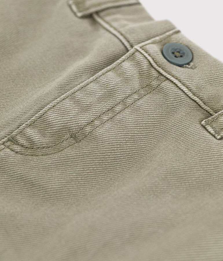 Shorts beb&egrave; in denim verde