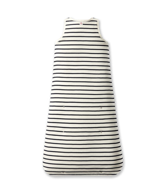 Gigoteuse bebé a righe beige COQUILLE/blu ABYSSE