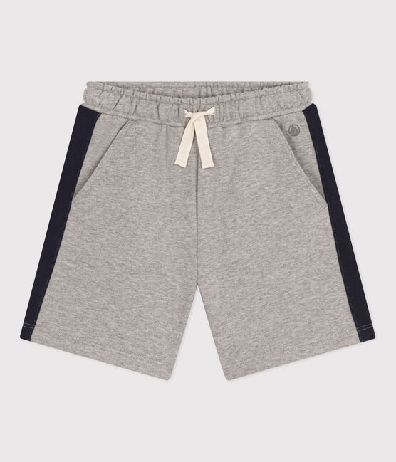 Shorts in cotone bambino grigio CHATON CHINE