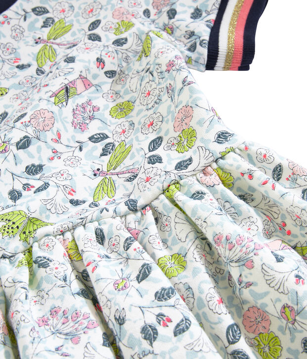 Abito bambina bianco/multicolore