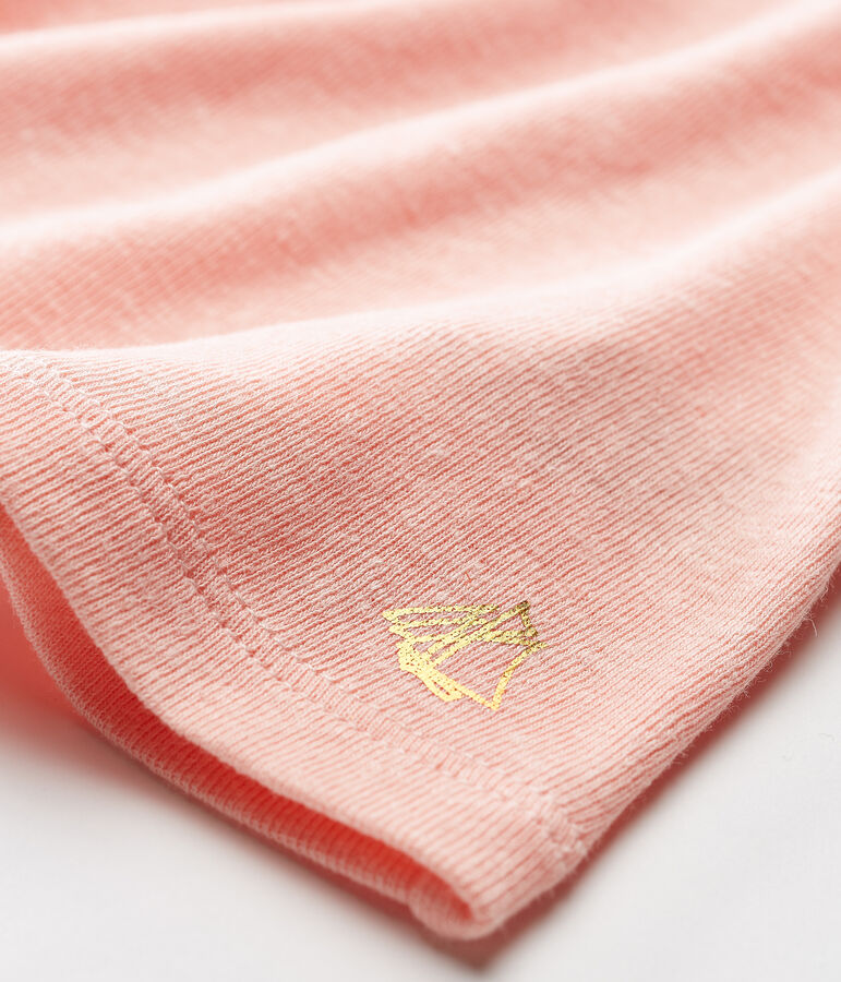 Blusa mc neonata in cotone/lino ROSAKO