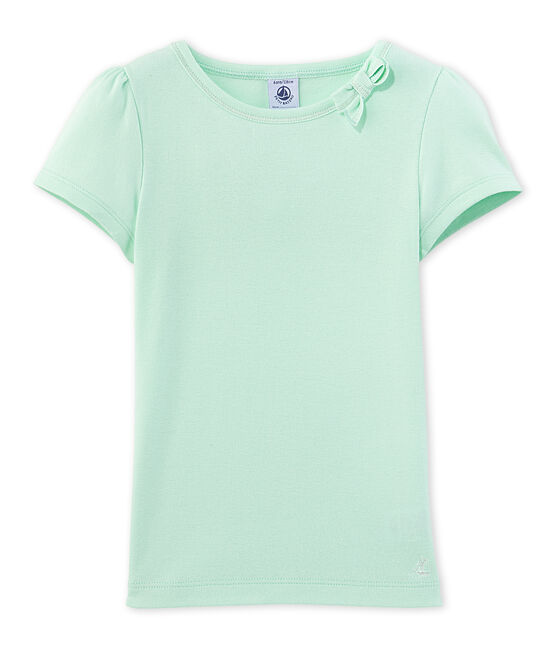 T-shirt bambina verde Amandelium