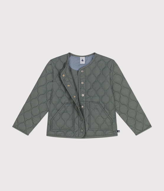 Piumino sottile bambina verde THUYA