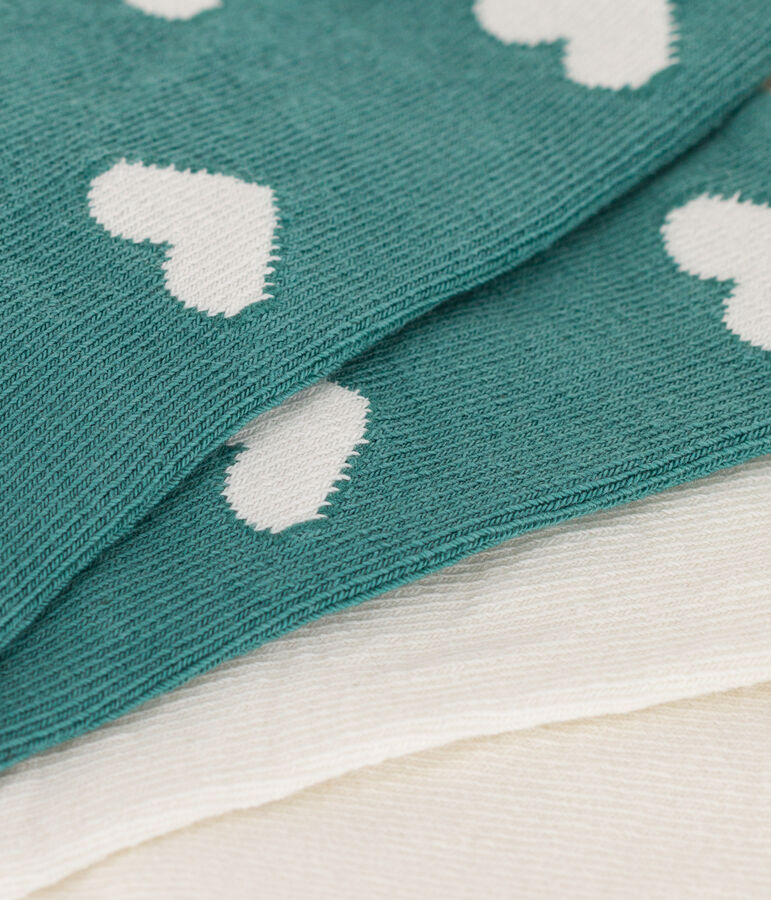 Confezione da 2 paia di calzini bambina multicolore