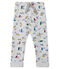 Pantalone bebè maschio in molleton fantasia grigio BELUGA/bianco MULTICO