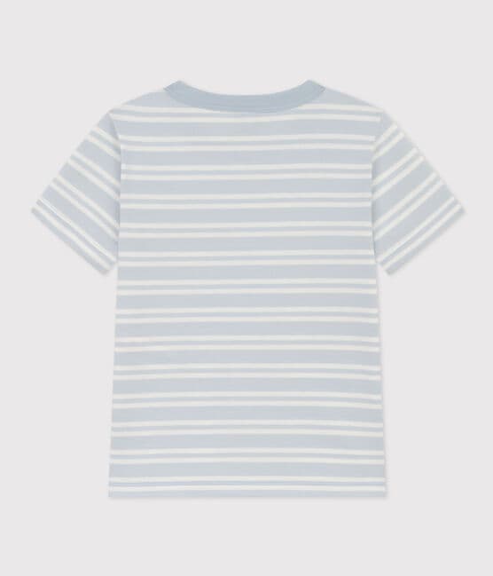 T-shirt bambino in cotone a righe GOMME/ MARSHMALLOW