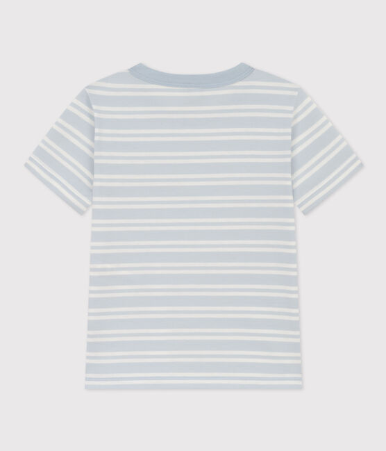 T-shirt bambino in cotone a righe GOMME/ MARSHMALLOW