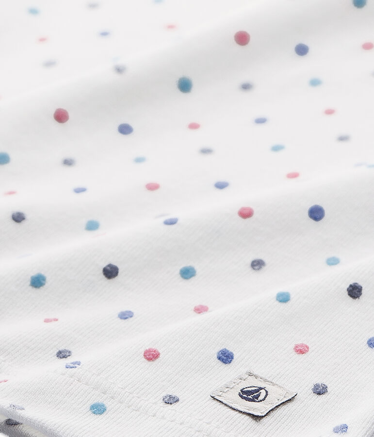 Pigiama per bambina a pois bianco LAIT/rosso CARMEN/ MULTICO