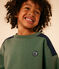 Maglia in tessuto felpato bambino verde CROCO