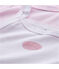 Confezione di 2 canotte bambina tinta unita/millerighe lotto .