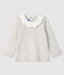 Blusa a manica lunga bebè femmina beige MONTELIMAR CHINE