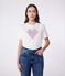 T-shirt donna Le Droit in cotone tinta unita bianco MARSHMALLOW