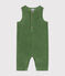 Tutina in velluto neonato verde PALMERAIE