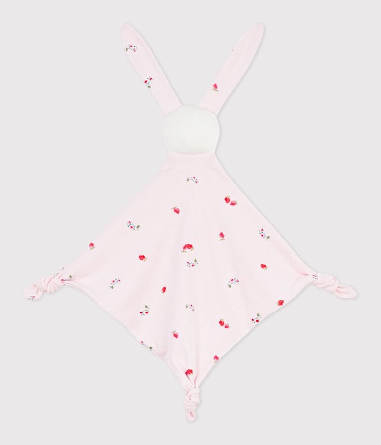 Doudou in cotone con stampa a fiori neonato rosa/multicolore